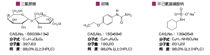 合成甜味劑分析標(biāo)準(zhǔn)品